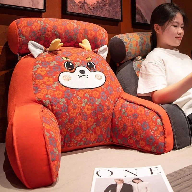 小米有品小米有品龙年床头靠垫软包沙发座椅护腰宿舍靠枕靠背床上