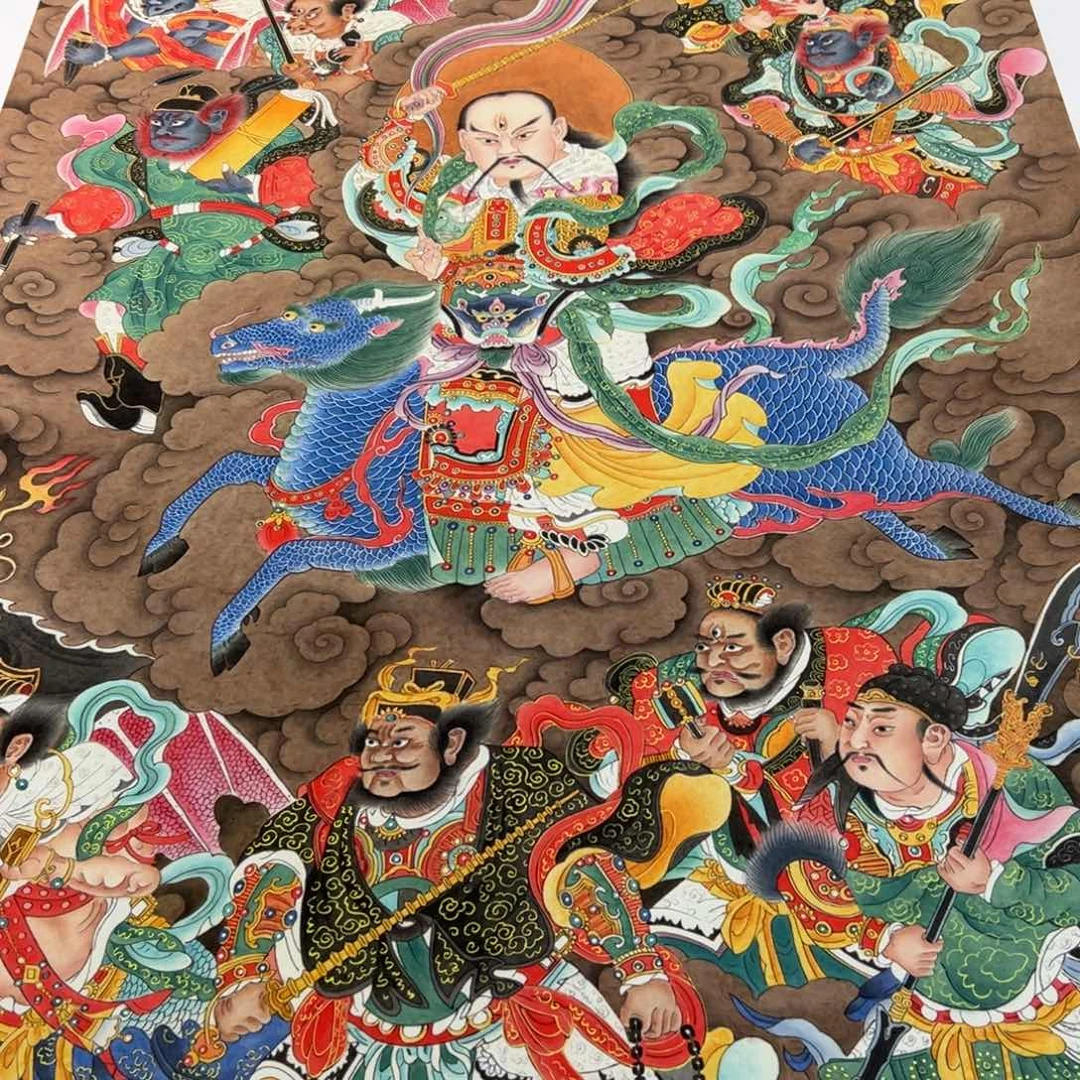 ****️国画精品雷部出行图