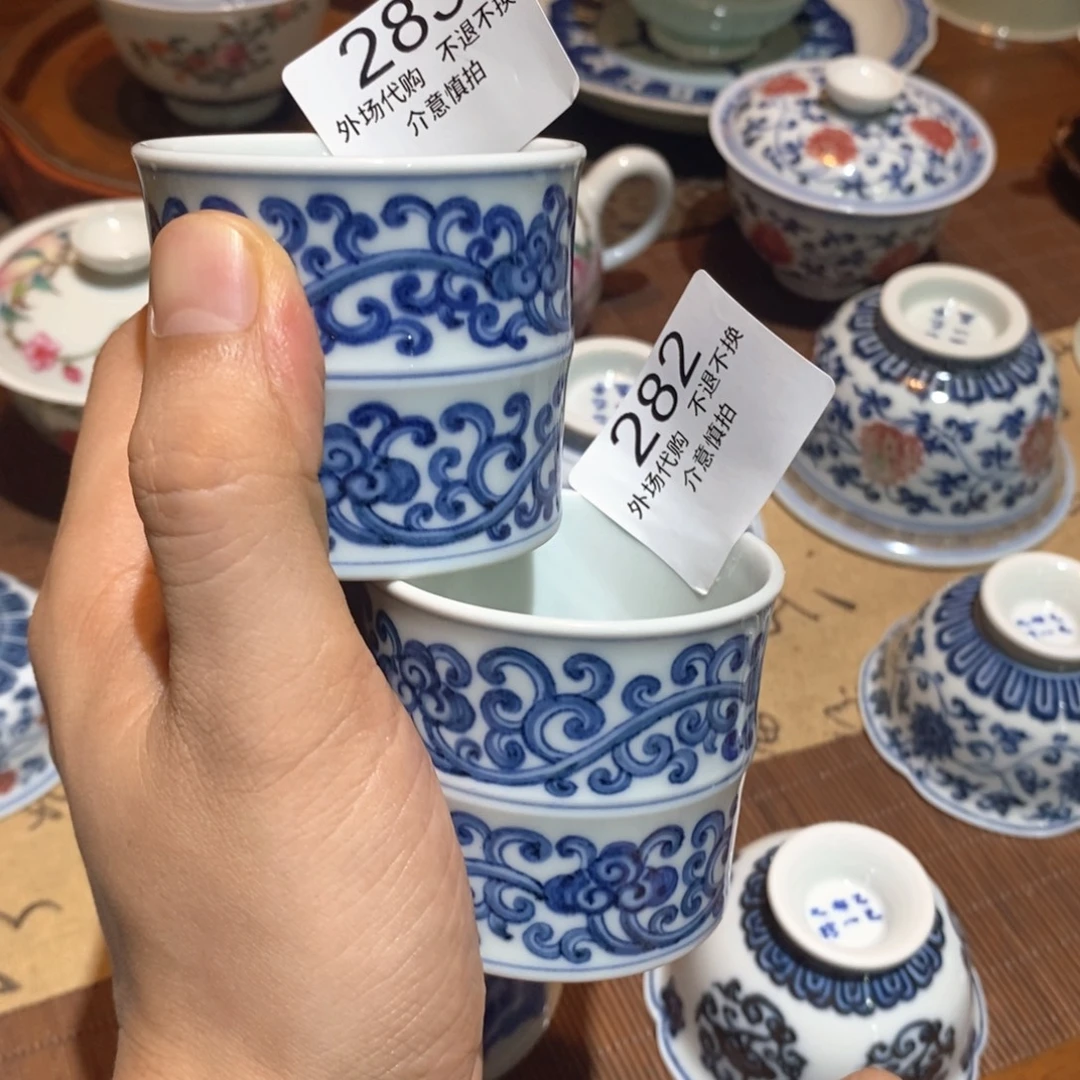 两只一起开播福利景德镇纯手绘茶器
