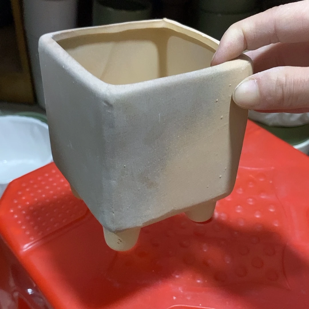 陶杯子陶盆有孔 瑕疵介意勿拍