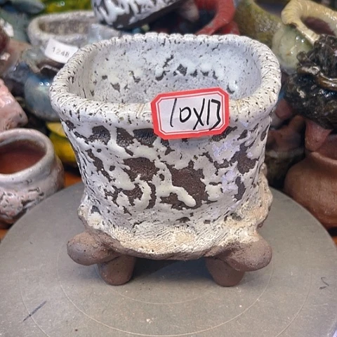 粗陶花盆手工花盆制作就这样