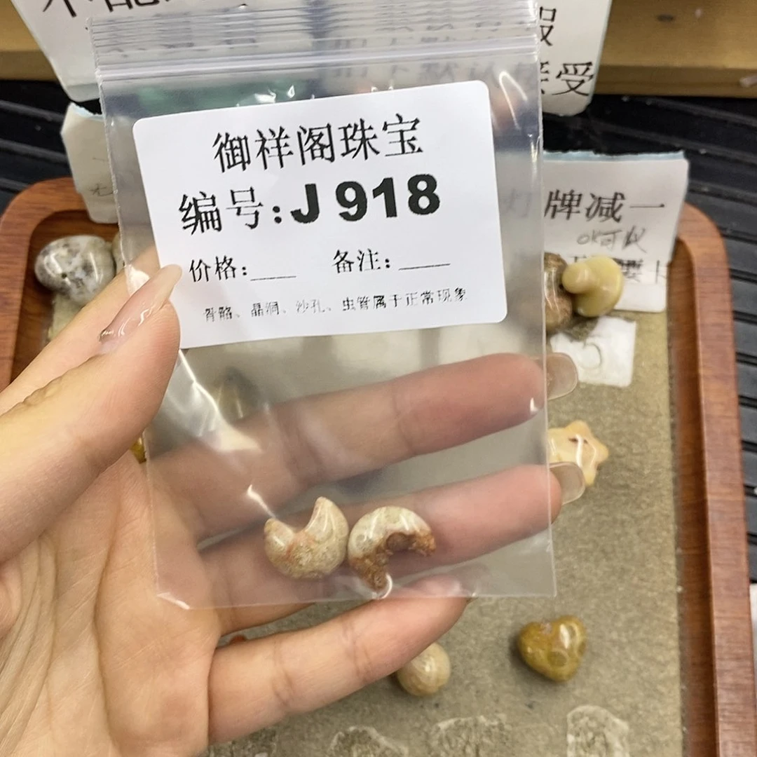 硅化珊瑚（珊瑚玉）未镶嵌颈饰不**夜