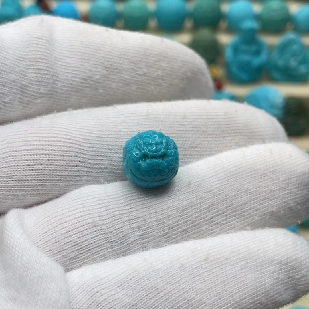 绿松石未镶嵌颈饰卡11.6