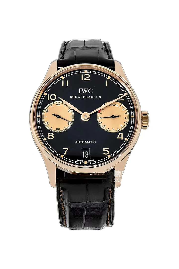 99新 IWC/万国 葡萄牙金葡七 42.5mm 玫瑰金自动机械折叠扣