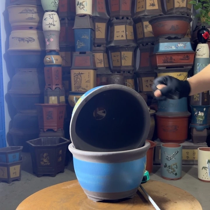 25-25蓝色花盆花盆花盆花盆