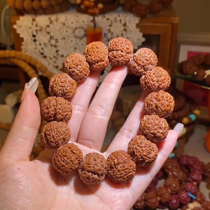 金刚菩提手串205原籽满肉毕业款红皮一物