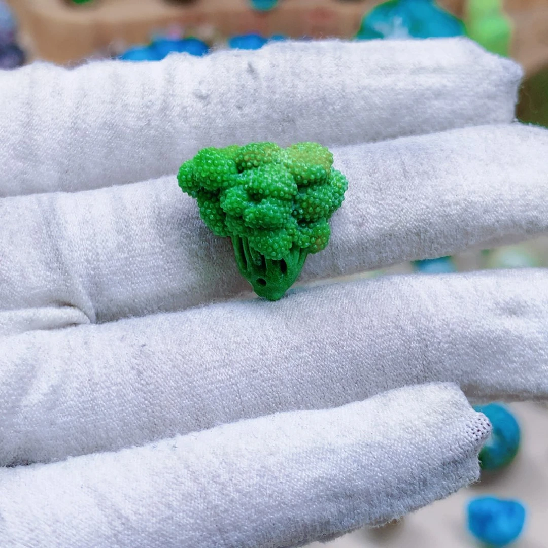 绿松石未镶嵌三彩随行