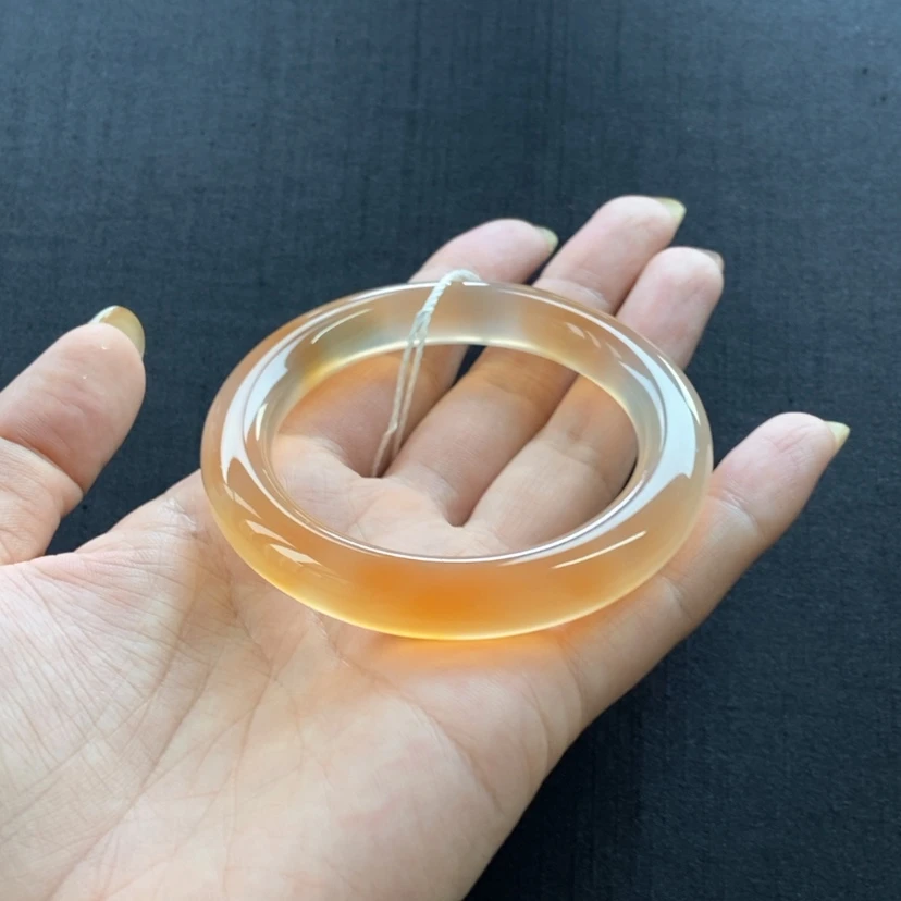 【闪购商品】玛瑙/玉髓手镯未镶嵌梨*