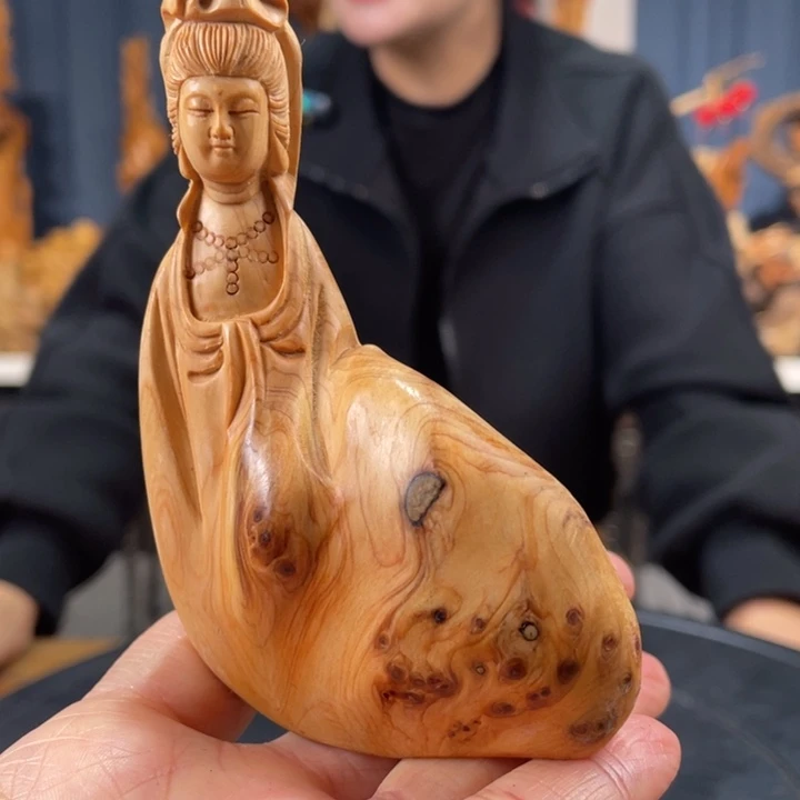 柏木（崖柏）手把件