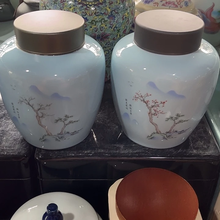 罐润鹏陶瓷精选高端陶瓷茶叶罐