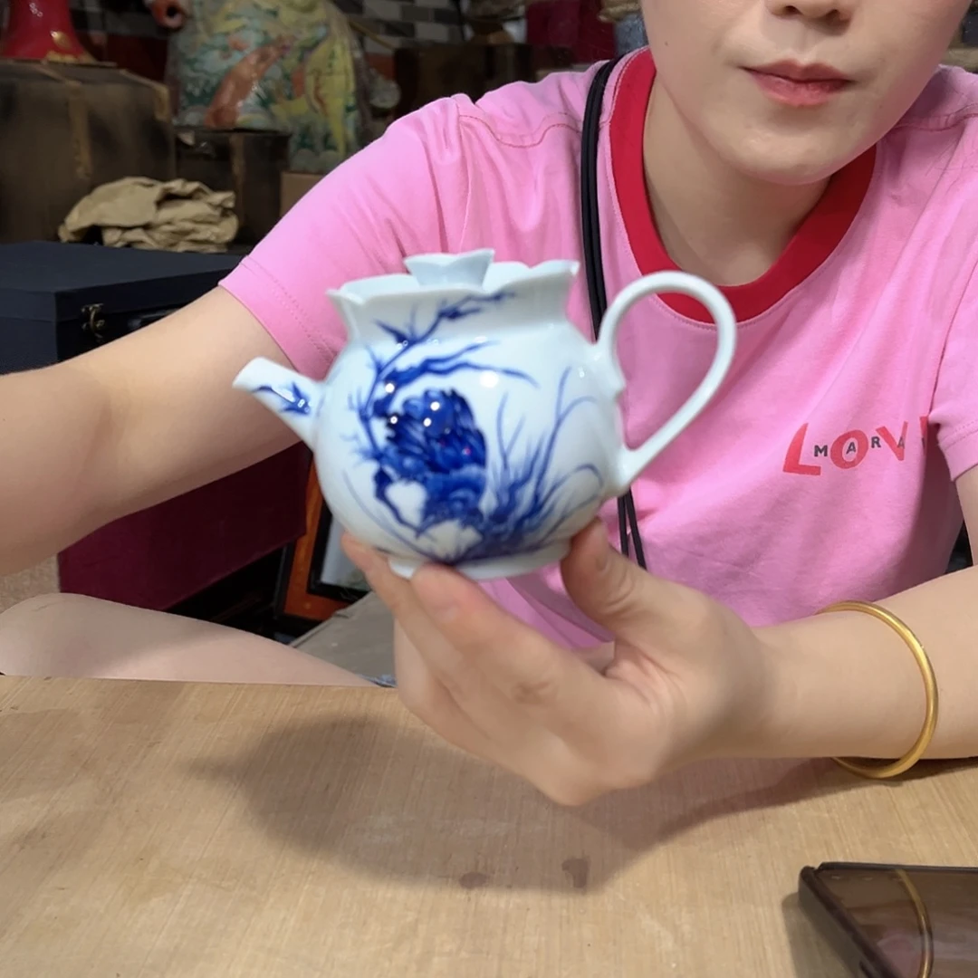摆件/////景德镇陶瓷瓷器。壶。