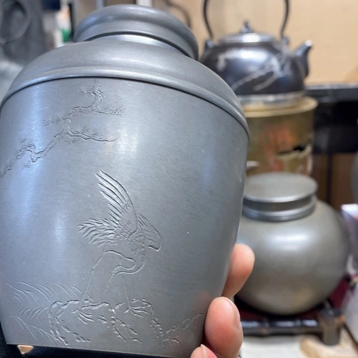 蜜安罐瓷香炉锡茶则王