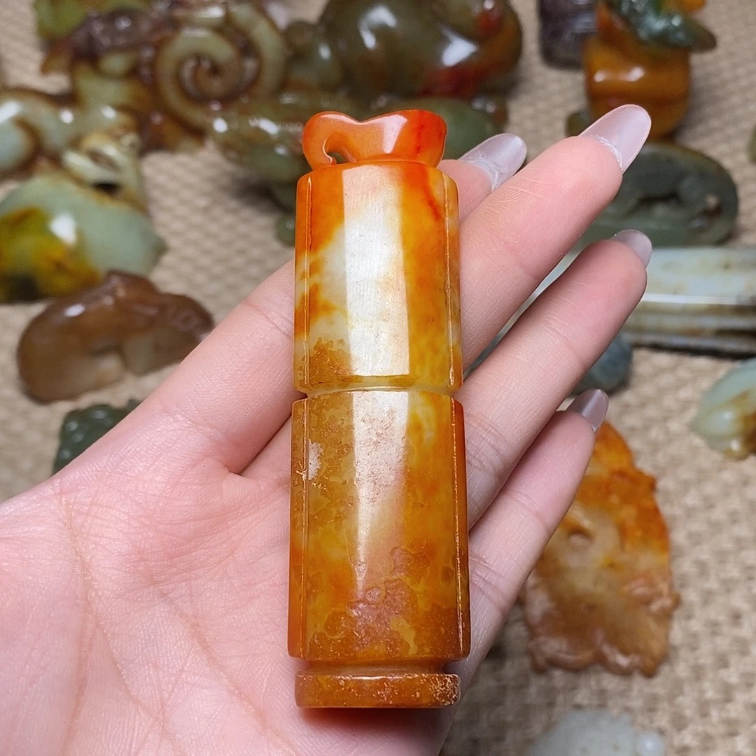 未镶嵌蛇纹石玉颈饰