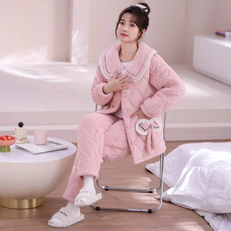 冬季夹棉睡衣编码700-800