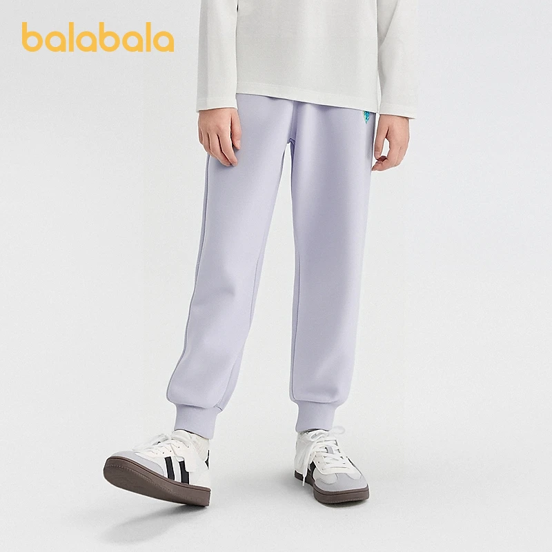 巴拉巴拉童装儿童裤子女童长裤秋季新款大童束脚卫裤时尚舒适