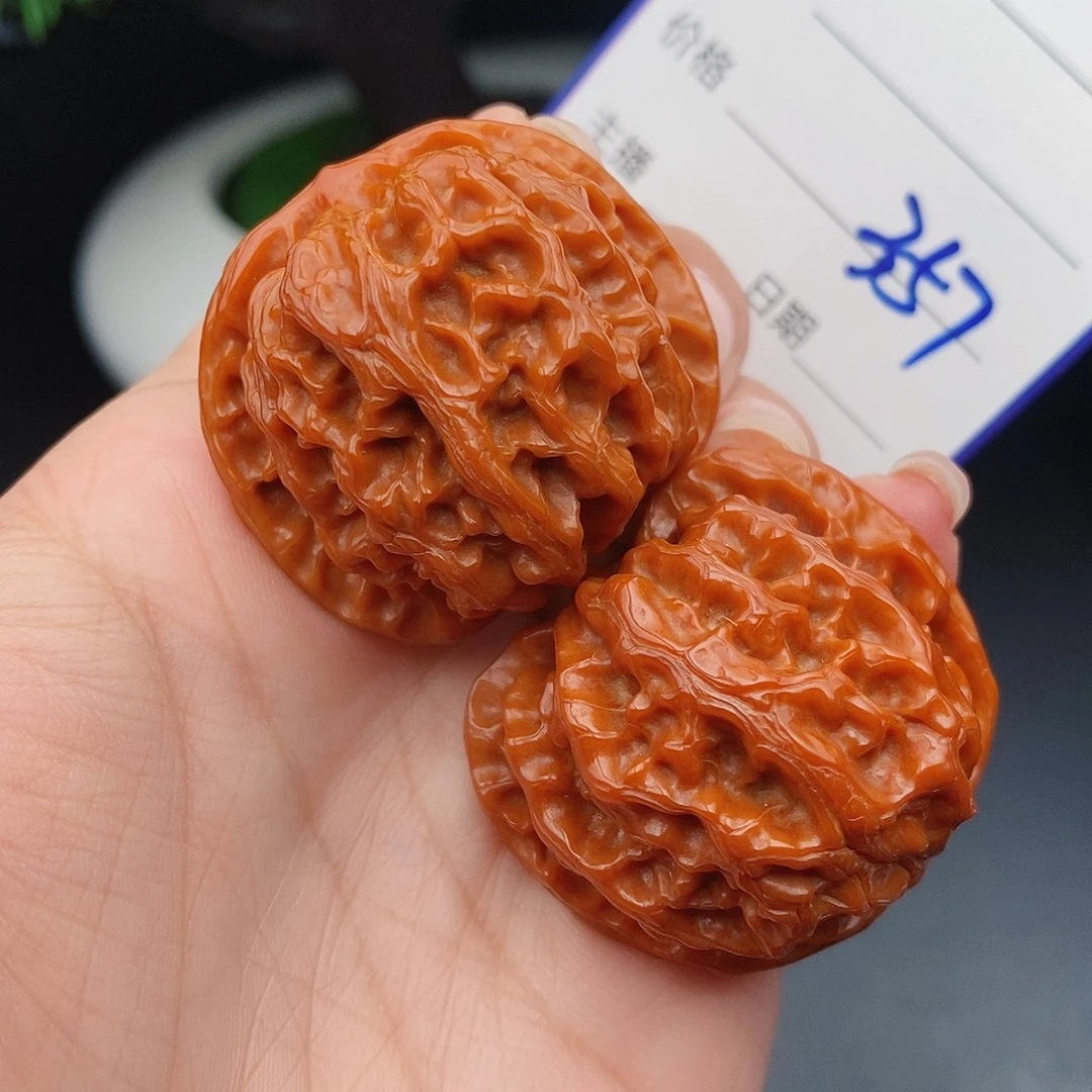 把件文玩核桃37苹果357