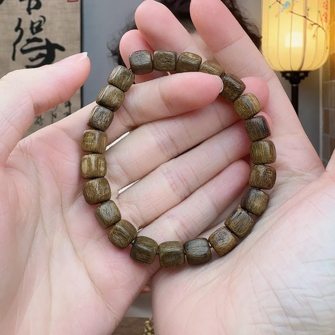 沉香手串海南沉香紫奇楠随形