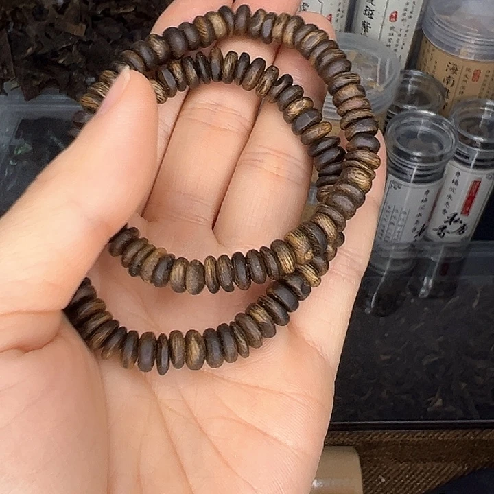 沉香沉香碎屑棋楠沉香 虫漏7毫米