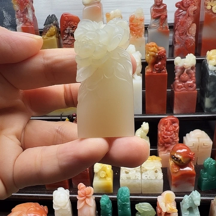 寿山石印石寿山石手工雕刻