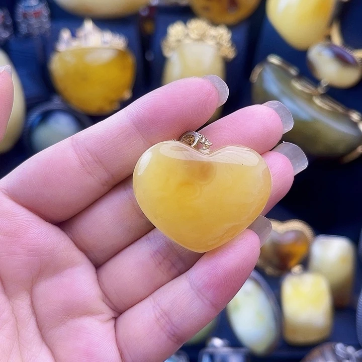 琥珀银S925镶嵌裸石