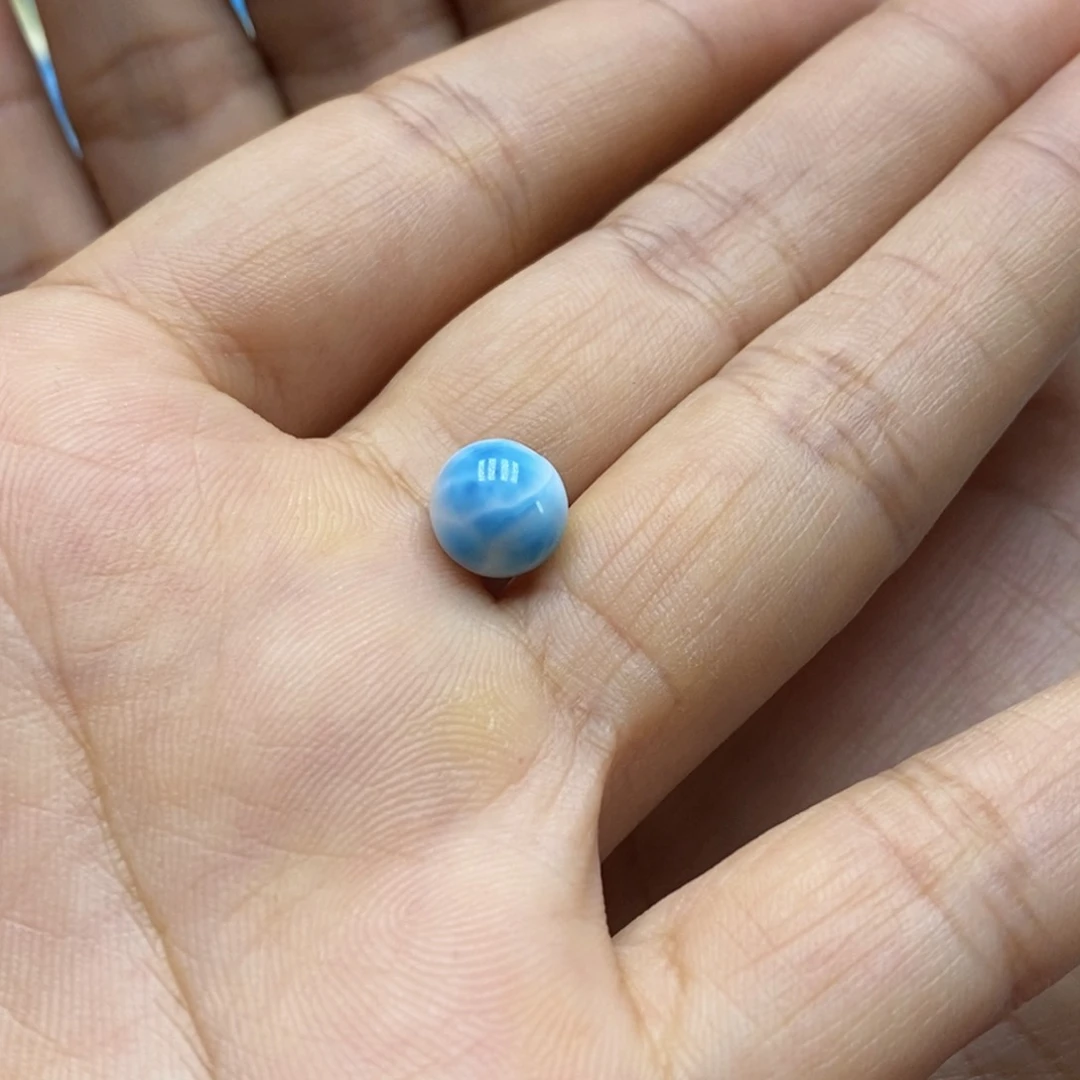 针钠钙石（海纹石）颈饰未镶嵌