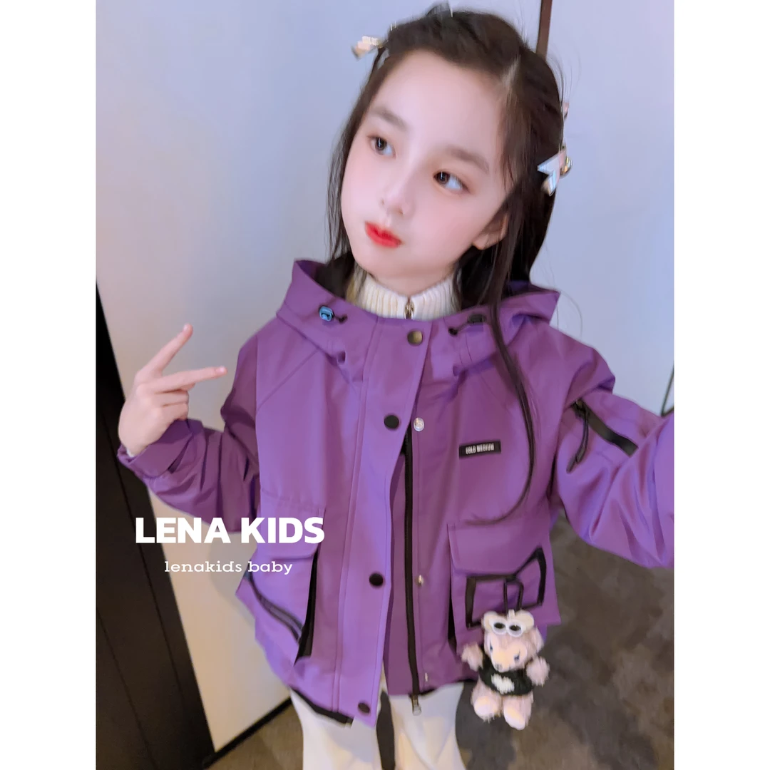Lenakids【升级防泼水“硬核工装5合1冲锋羽绒服】高品质！25092102
