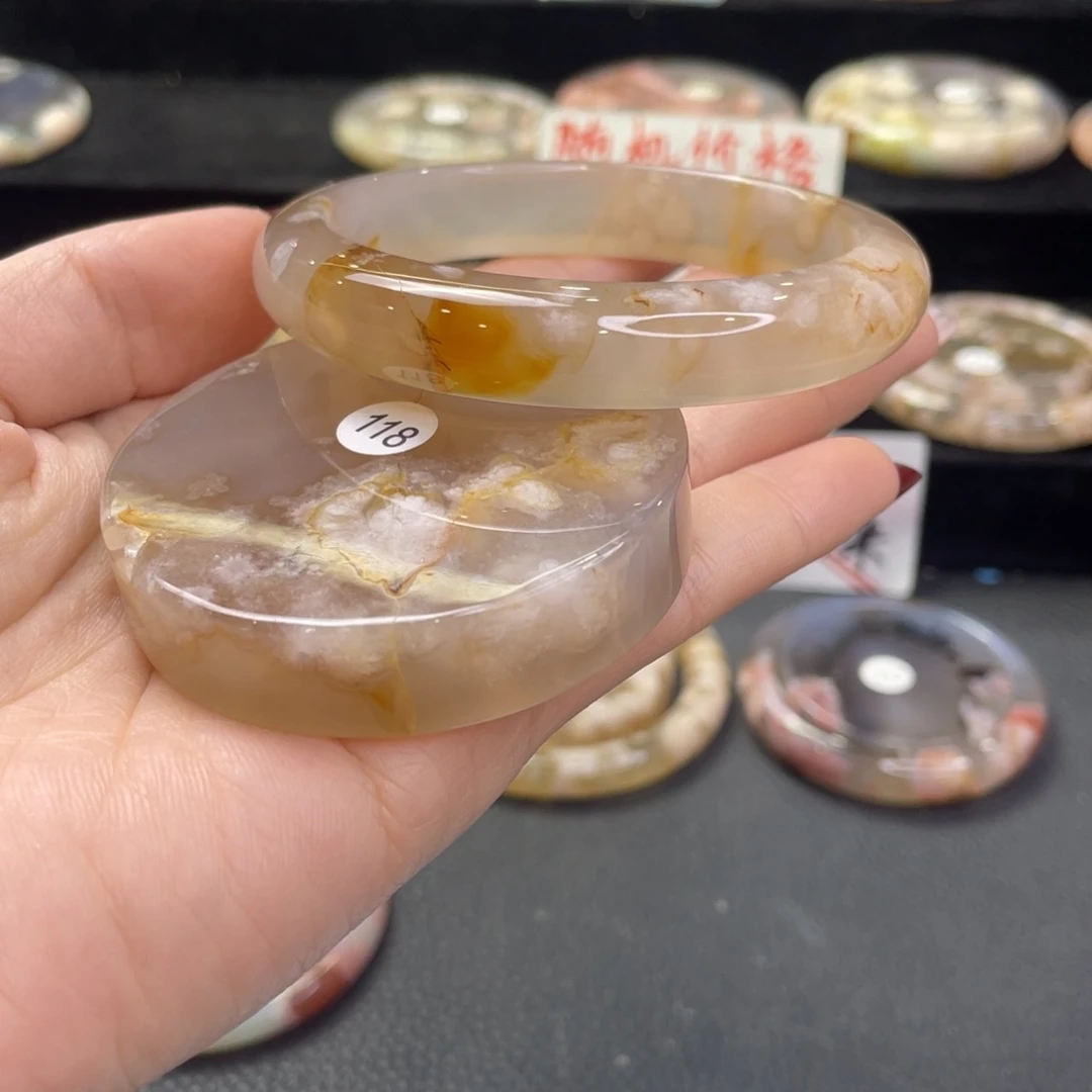 未镶嵌手镯石英质玉图****妈59/118