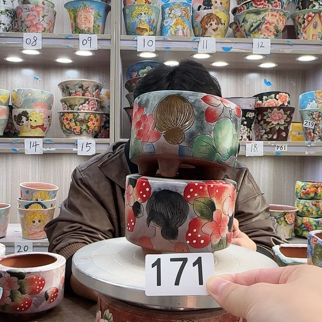 紫砂花盆瑕疵瑕疵171