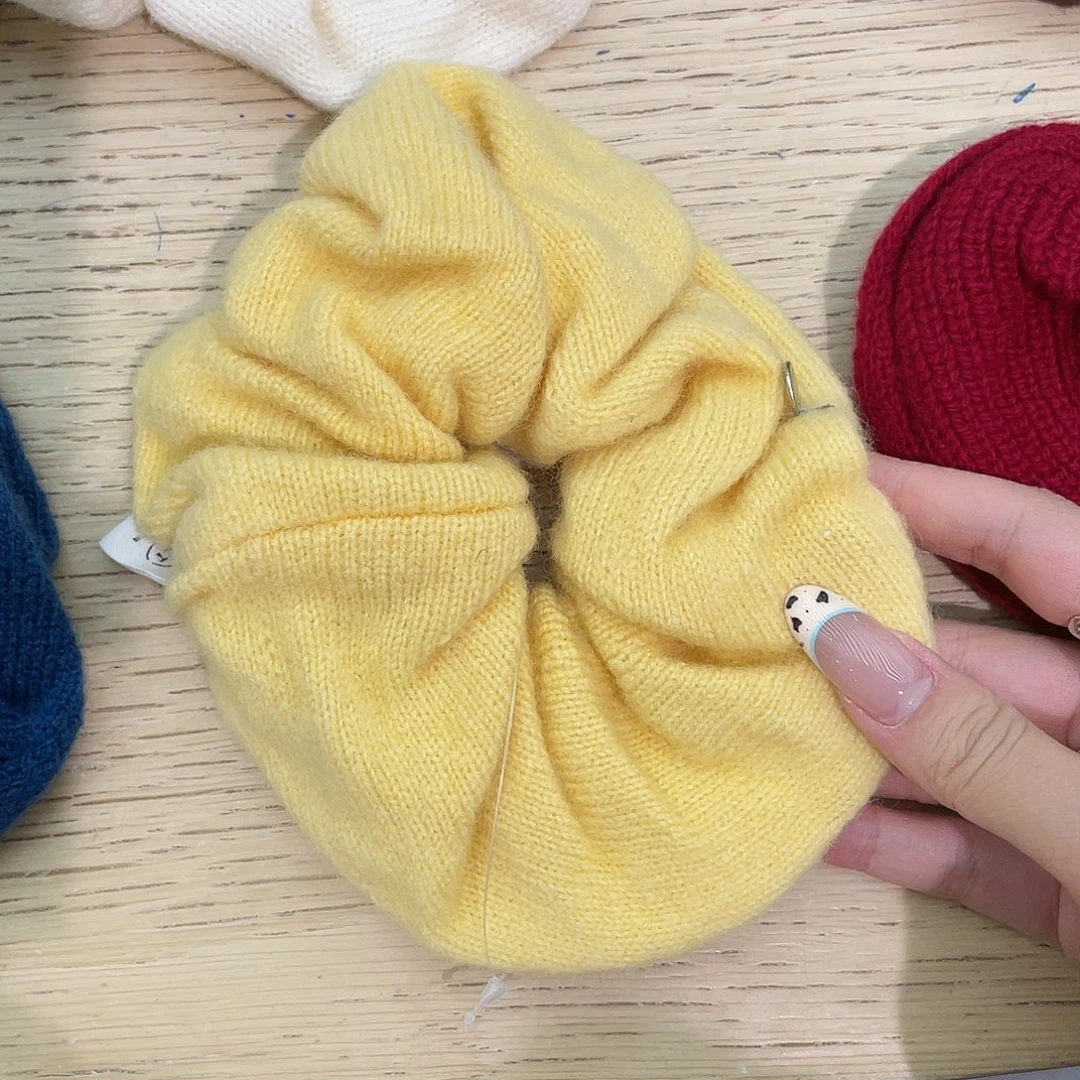 铁合金皮质黄色毛线36