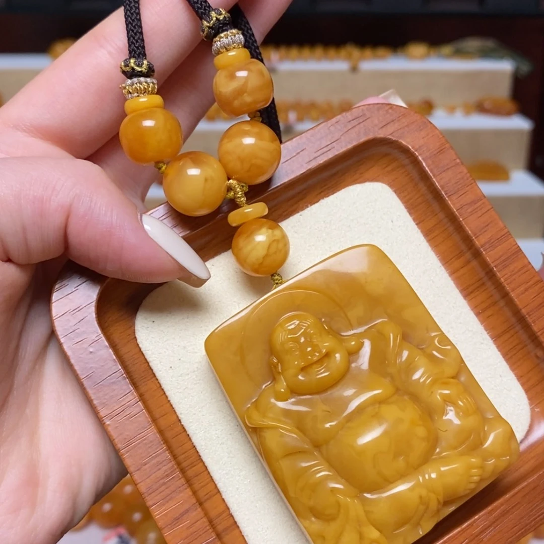 【闪购商品】未镶嵌颈饰蜜蜡项链