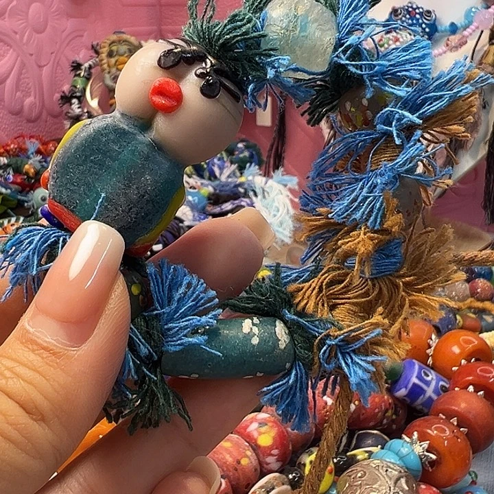 颈饰玻璃尼泊尔手串