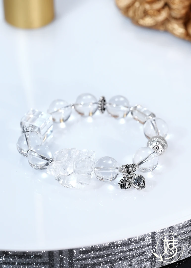 【婧婧精选】凝光 · 白水晶DIY手串 多样性发