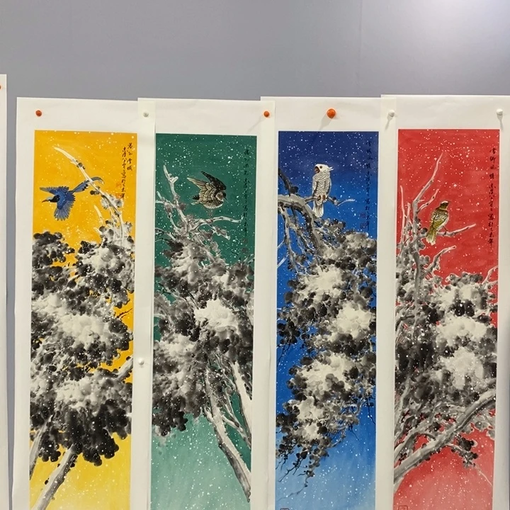 手绘作品等多种形式进行