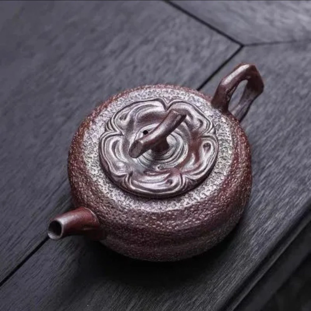 创意仿复古柴烧柿柿如意壶小容量茶壶FL37
