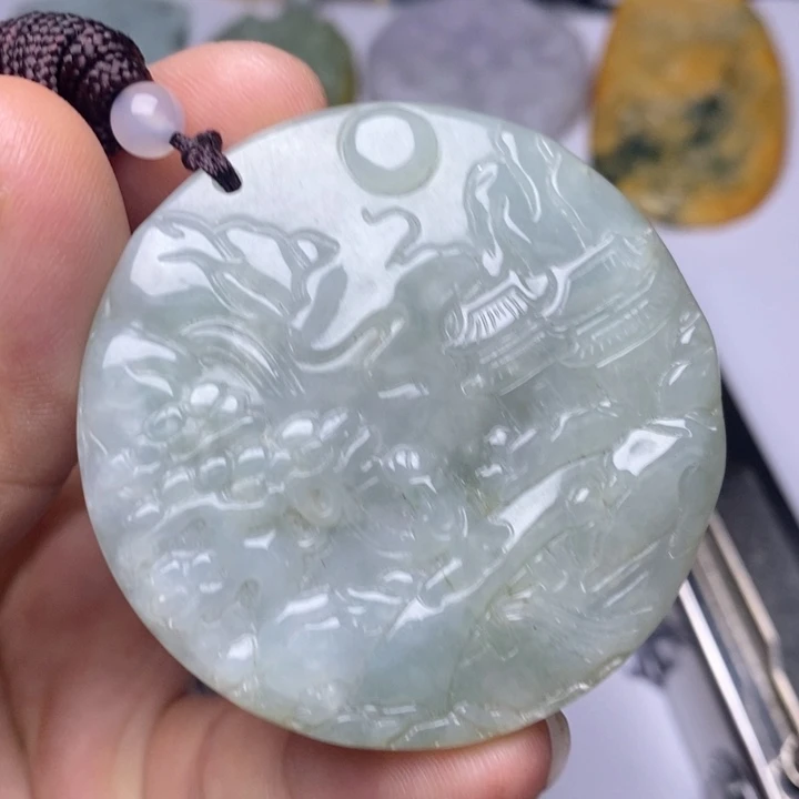 颈饰未镶嵌翡翠翡翠
