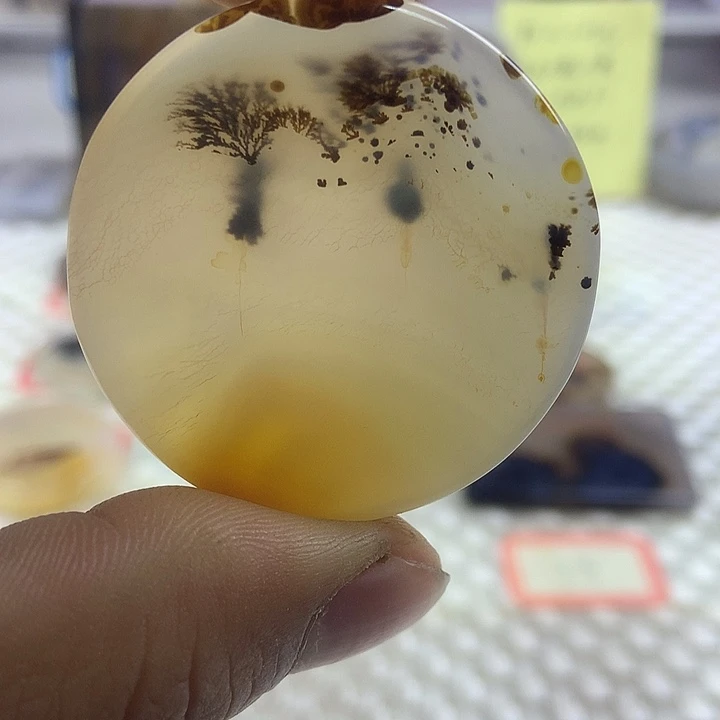 玛瑙/玉髓合金颈饰