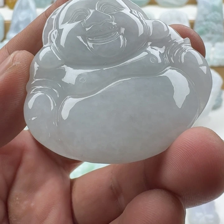 翡翠未镶嵌颈饰天然缅甸A货翡翠