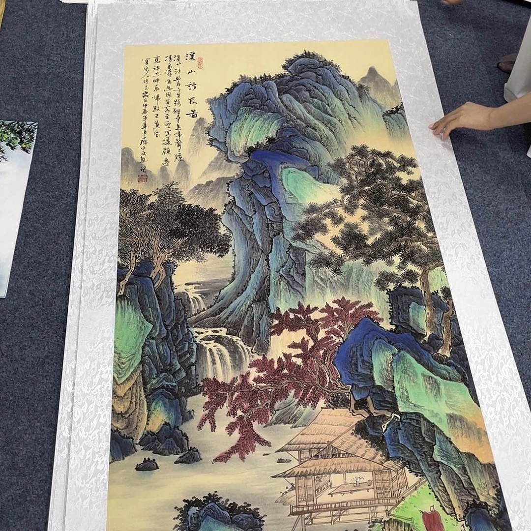 国画作品小姐姐放漏…