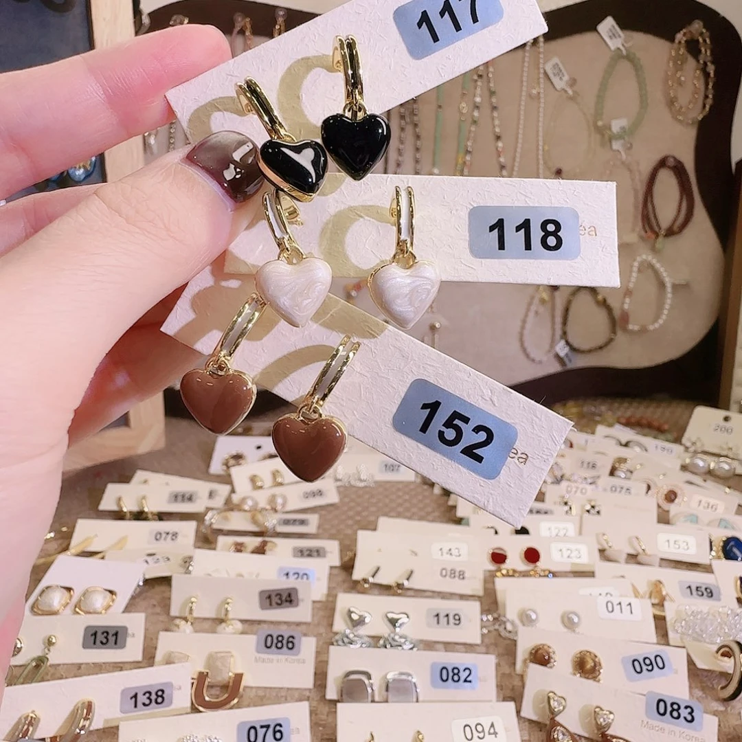 仿珍珠铜合金925银耳钉