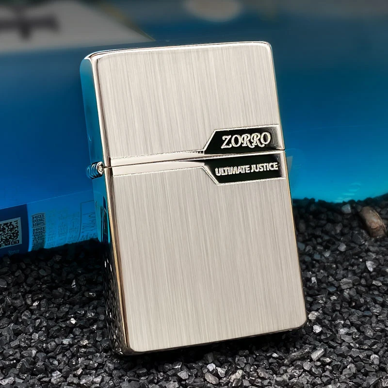 佐罗色块拉丝Z91328黄铜金属煤油打火机防风一件起