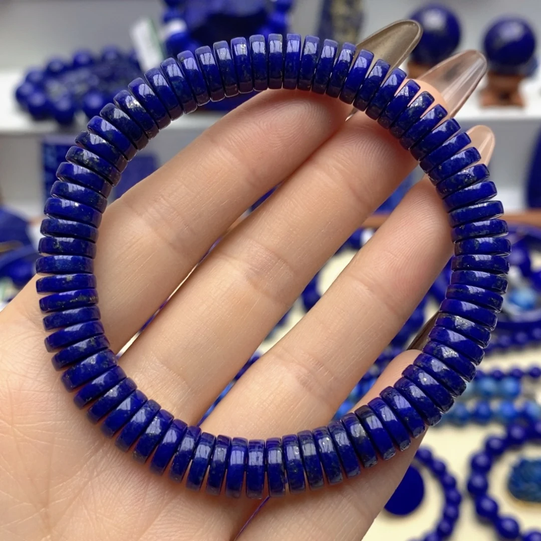 欣***青金石未镶嵌手链8mm