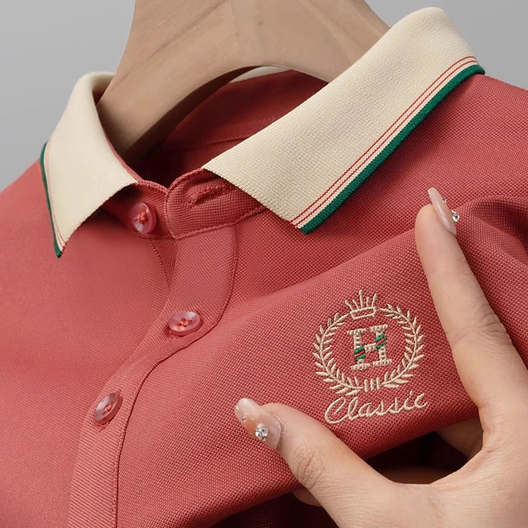 夏季新款高档男士短袖T恤休闲翻领POLO衫男百搭大码半袖上衣男装