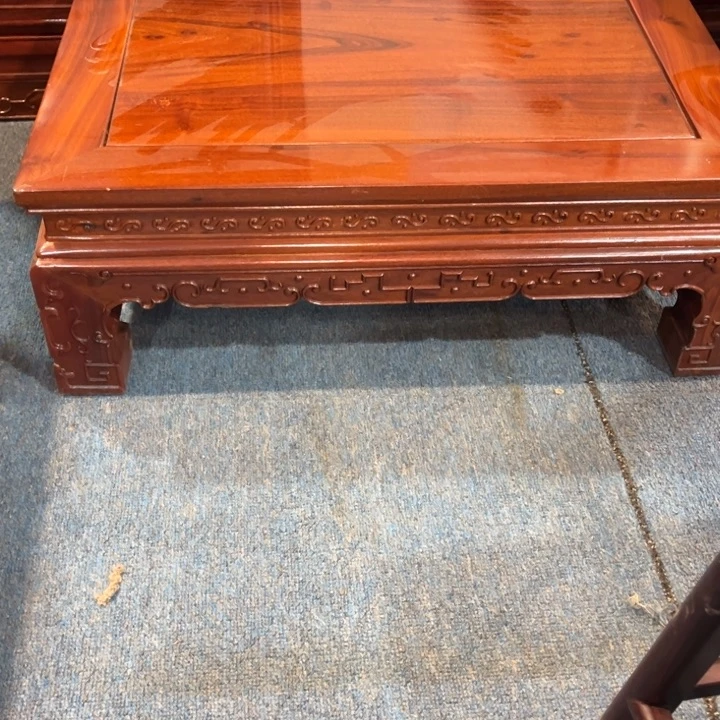 依***d书柜黑酸枝木类非洲酸枝木炕几