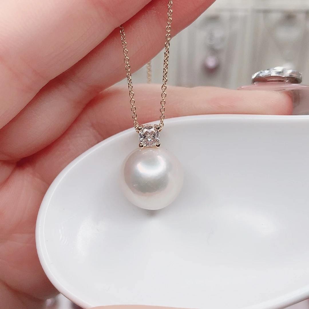 淡水珍珠吊坠(赠链)合金