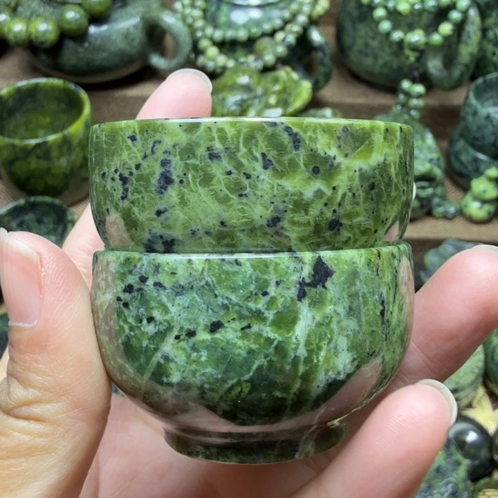 蛇纹石玉未镶嵌药王石产品