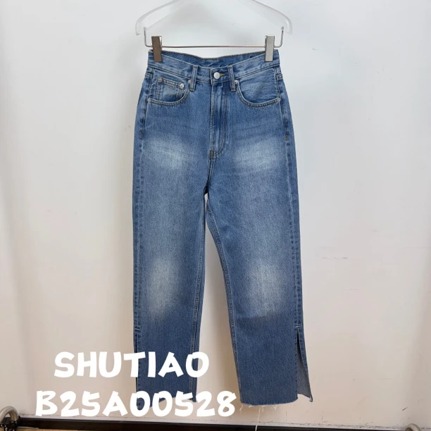 【SHUTIAO】2024秋冬：新款小众设计款牛仔裤B25A00528