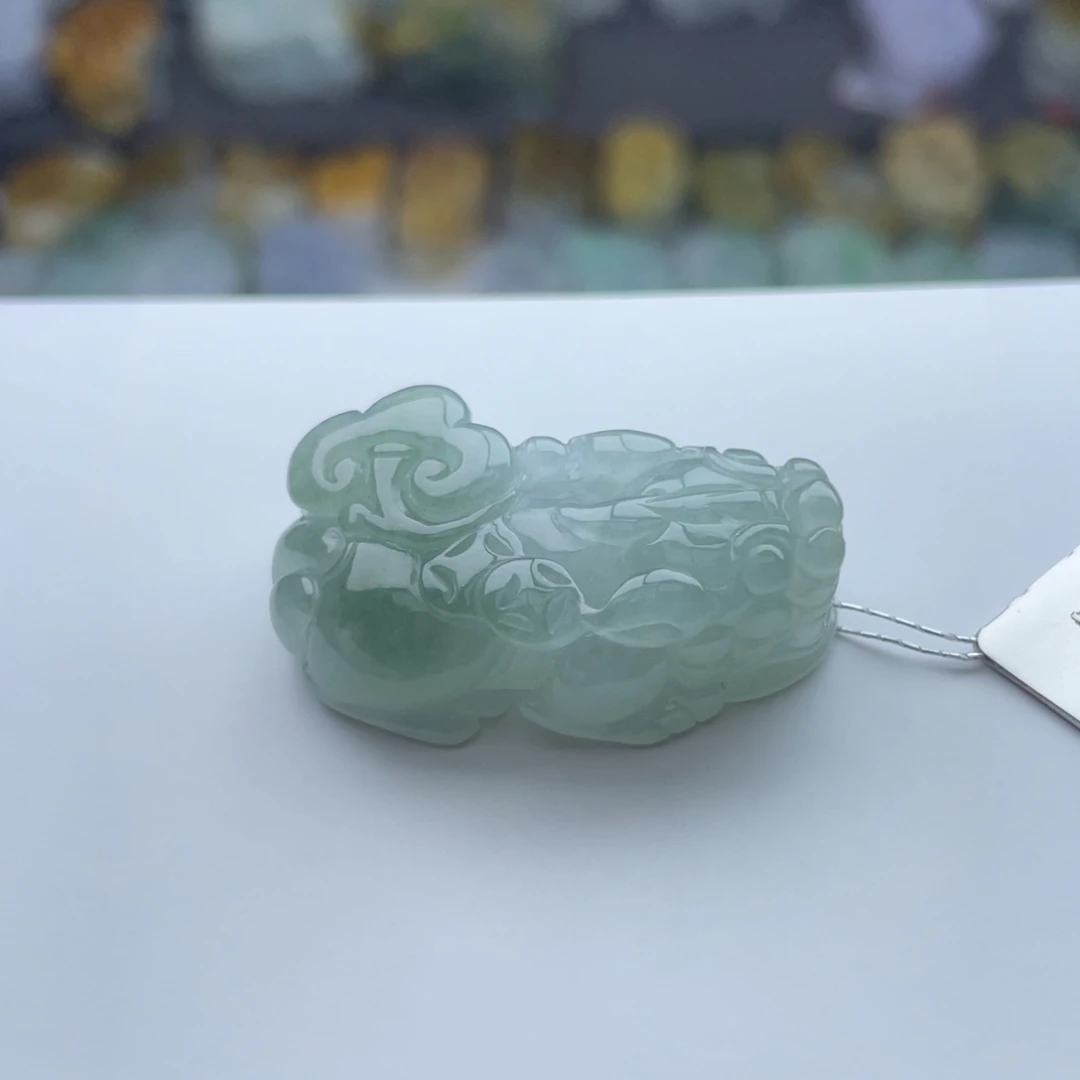 翡翠颈饰未镶嵌用****3貔貅