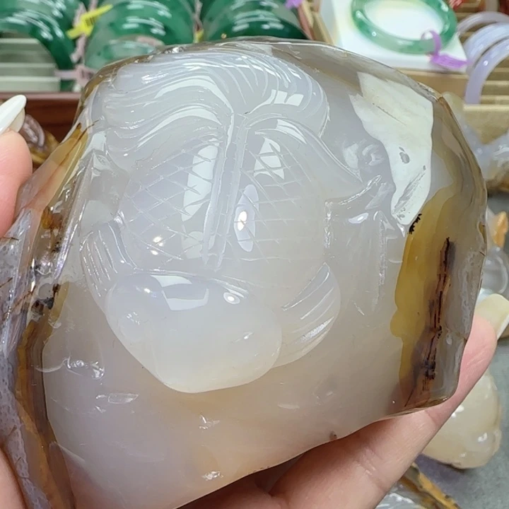 玛瑙/玉髓合金摆件