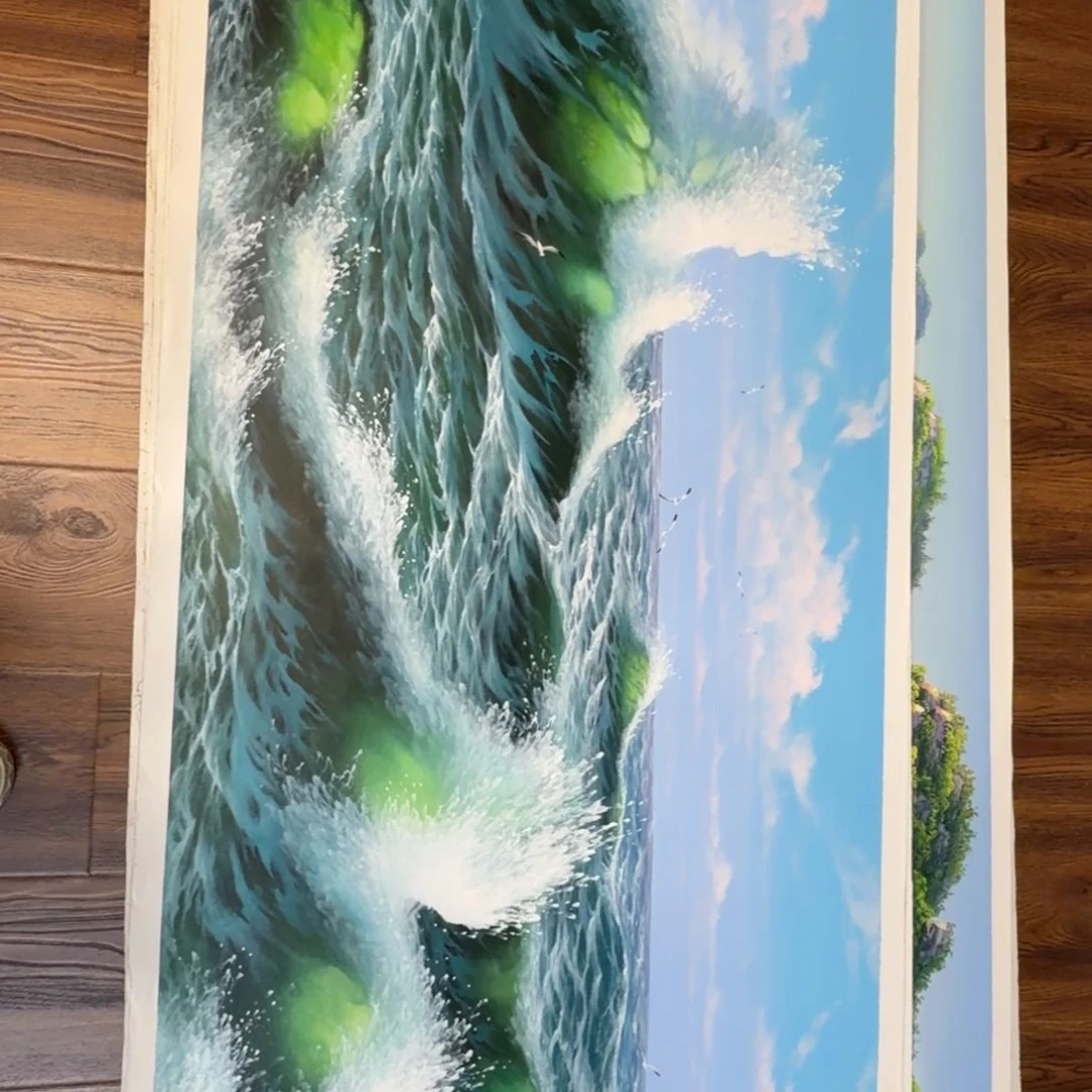 油画加油加油努力加油努力