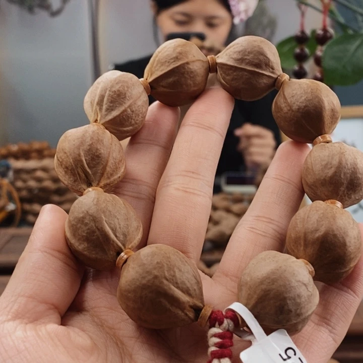 橄榄核吊坠雄****链梅林铁核